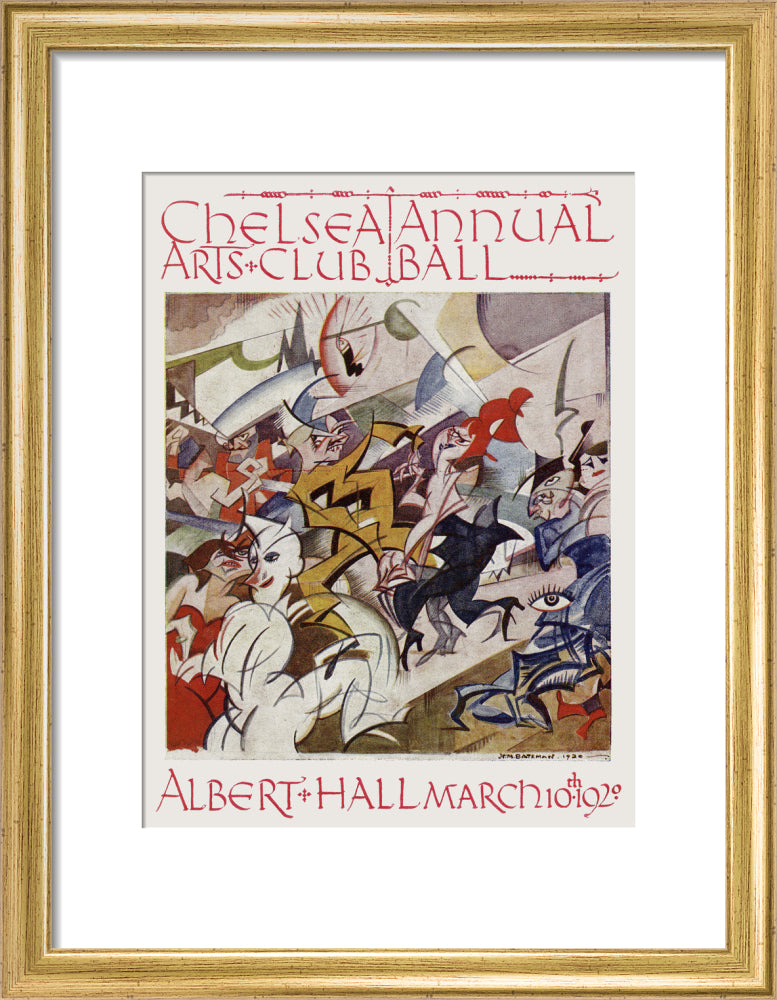 The Chelsea Arts Club Annual Ball 'Pre-Historic' Art Print