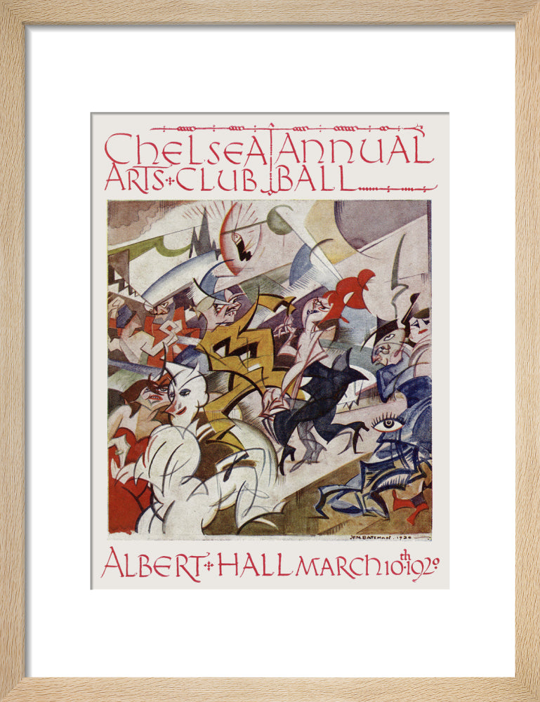 The Chelsea Arts Club Annual Ball 'Pre-Historic' Art Print