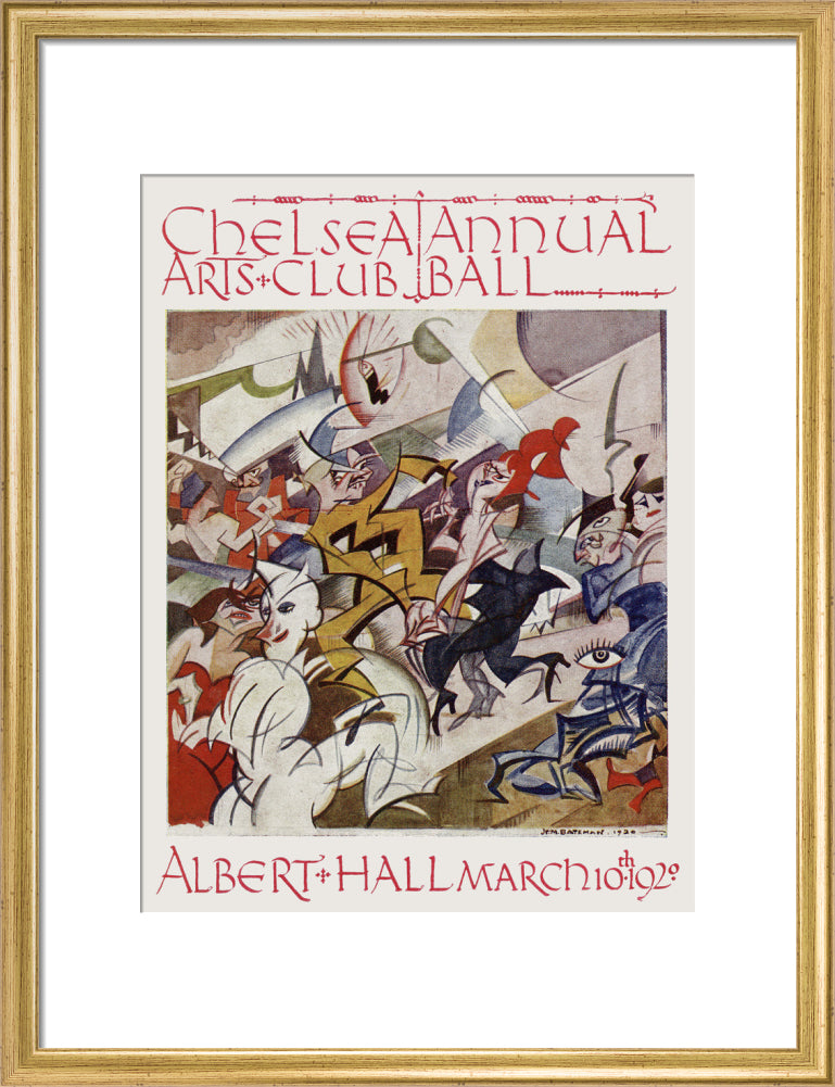 The Chelsea Arts Club Annual Ball 'Pre-Historic' Art Print