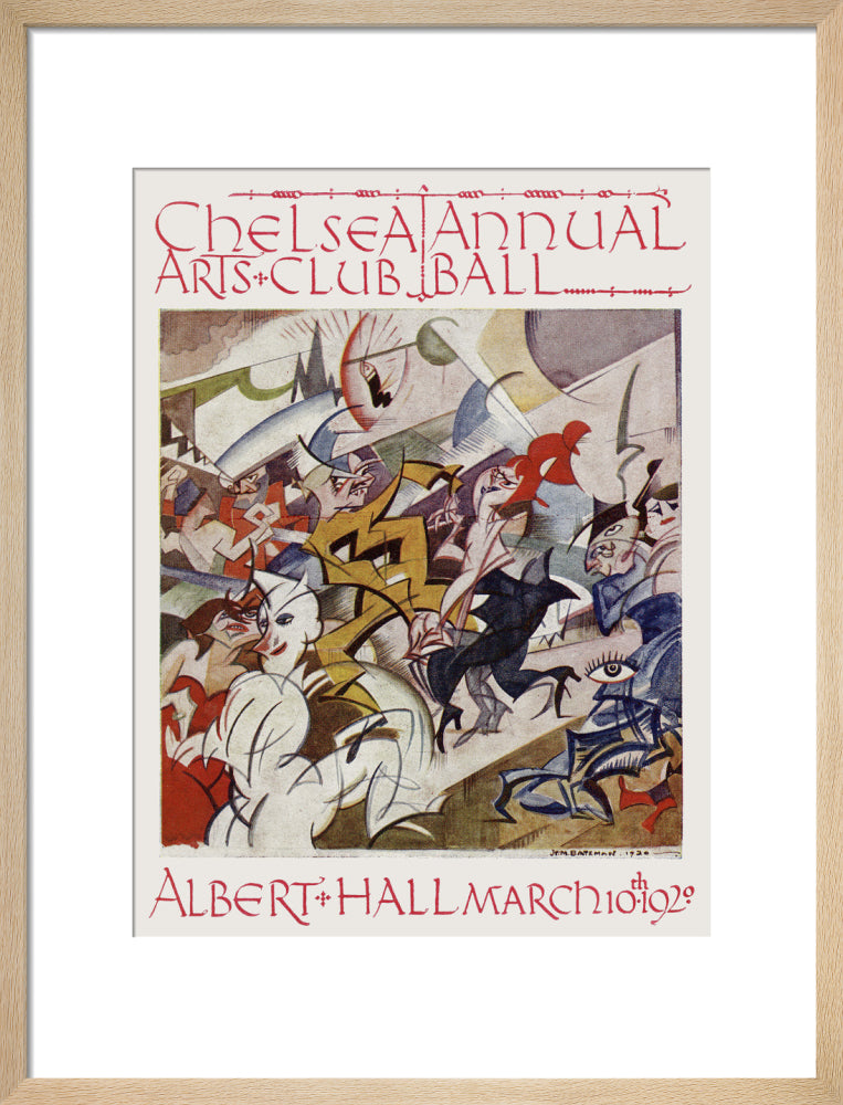 The Chelsea Arts Club Annual Ball 'Pre-Historic' Art Print