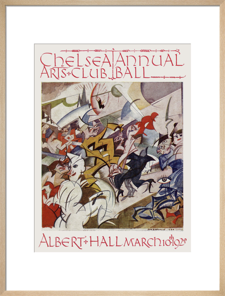 The Chelsea Arts Club Annual Ball 'Pre-Historic' Art Print