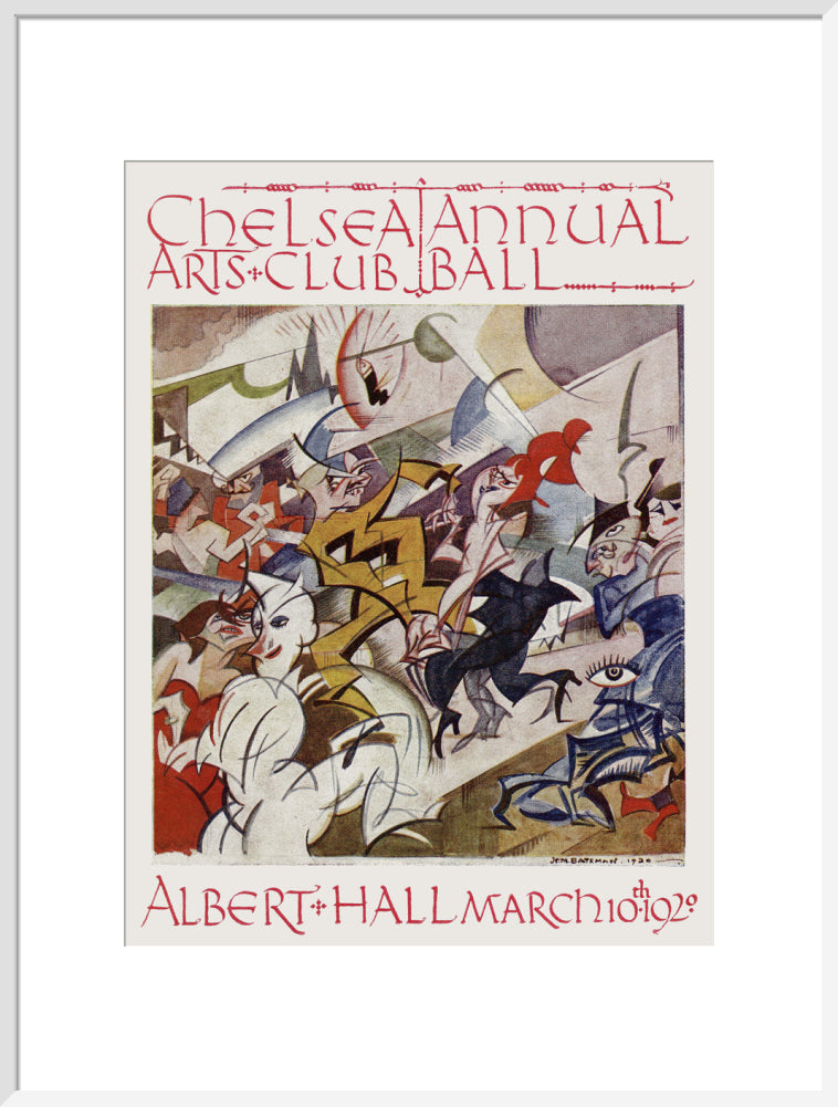 The Chelsea Arts Club Annual Ball 'Pre-Historic' Art Print