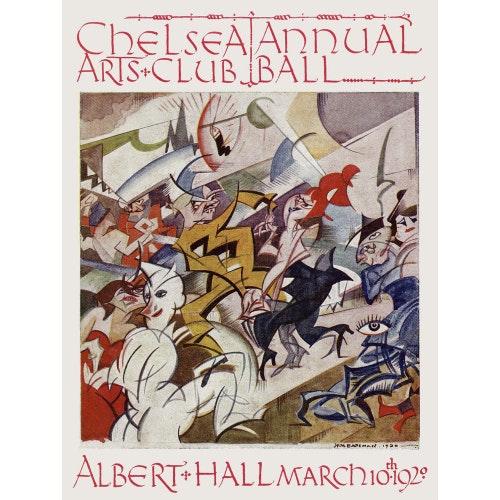 Programme from The Chelsea Arts Club Annual Ball - 'Pre-Historic', 10 March 1920 - Royal Albert Hall
