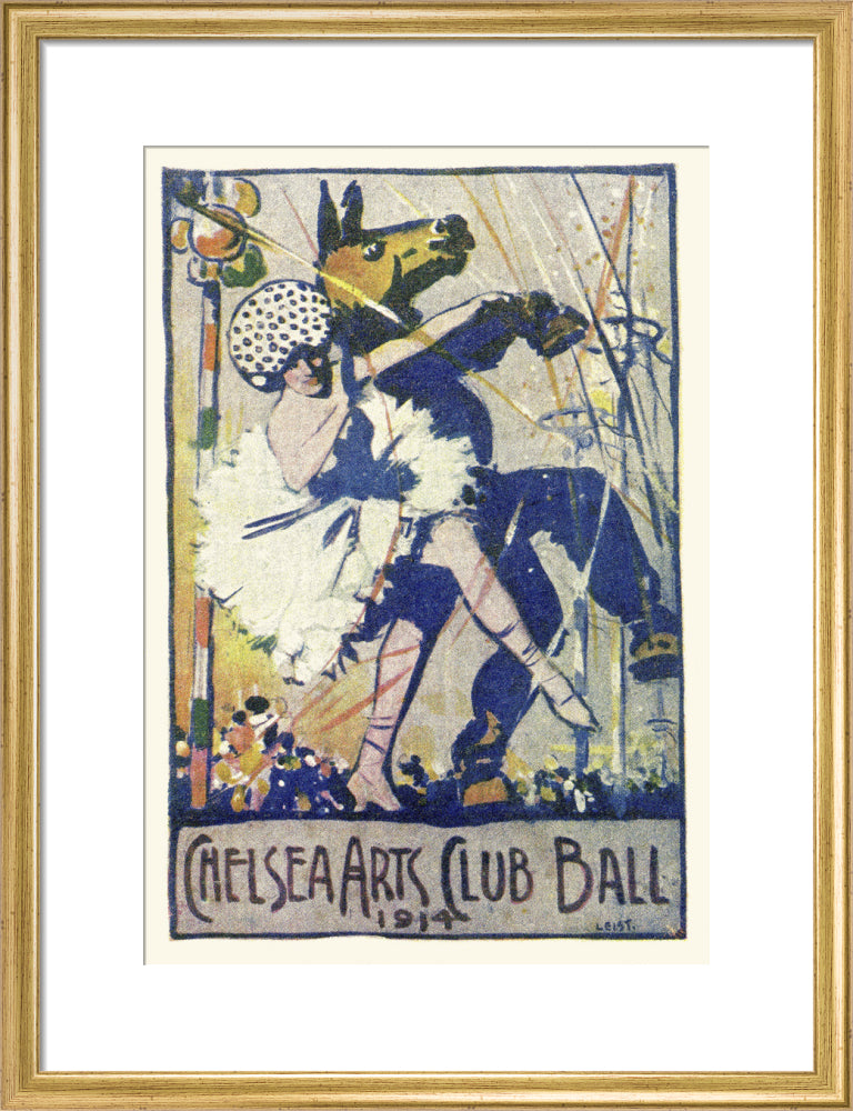 The Chelsea Arts Club Annual Ball 'Old English' Art Print
