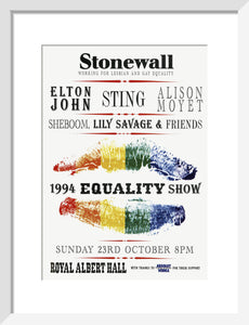 Stonewall 1994 Equality Show Art Print