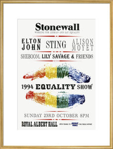 Stonewall 1994 Equality Show Art Print