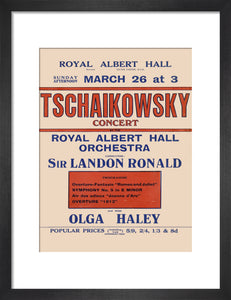 Tschaikowsky's Special Sunday Concerts (1921-1922 Season) Art Print