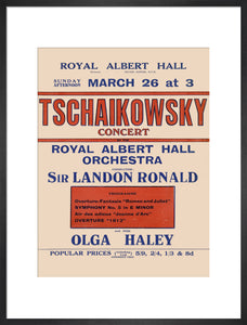 Tschaikowsky's Special Sunday Concerts (1921-1922 Season) Art Print