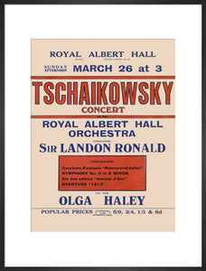 Tschaikowsky's Special Sunday Concerts (1921-1922 Season) Art Print