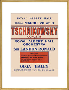 Tschaikowsky's Special Sunday Concerts (1921-1922 Season) Art Print