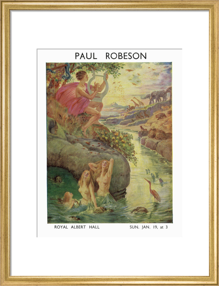 Paul Robeson Concert Art Print