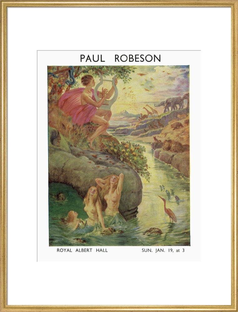 Paul Robeson Concert Art Print