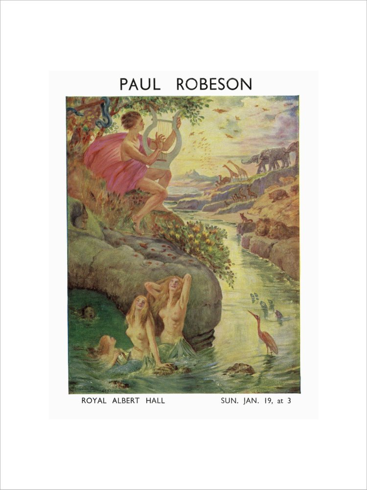 Paul Robeson Concert Art Print