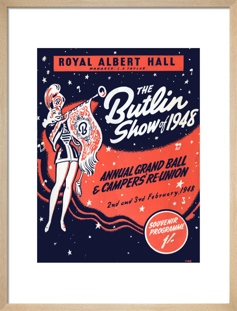 Butlin's Show 1948, Annual Grand Ball and Campers' Re-Union Art Print