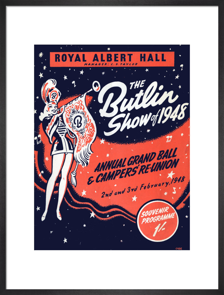 Butlin's Show 1948, Annual Grand Ball and Campers' Re-Union Art Print