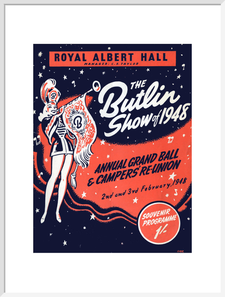 Butlin's Show 1948, Annual Grand Ball and Campers' Re-Union Art Print